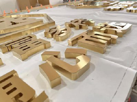 宿州市拉丝不锈钢字的特点。